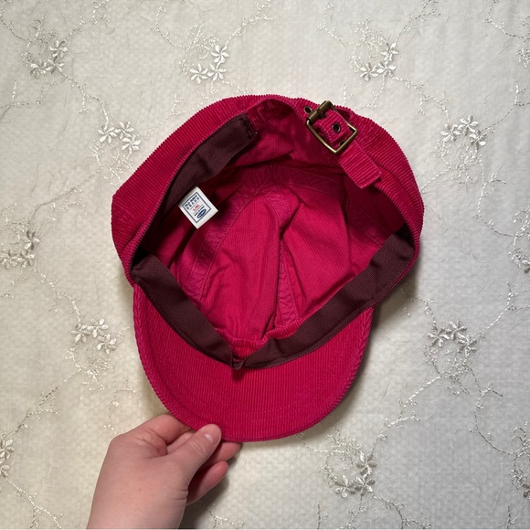 vintage y2k old navy pink corduroy newsboy hat – size l/xl - Picture 3 of 5